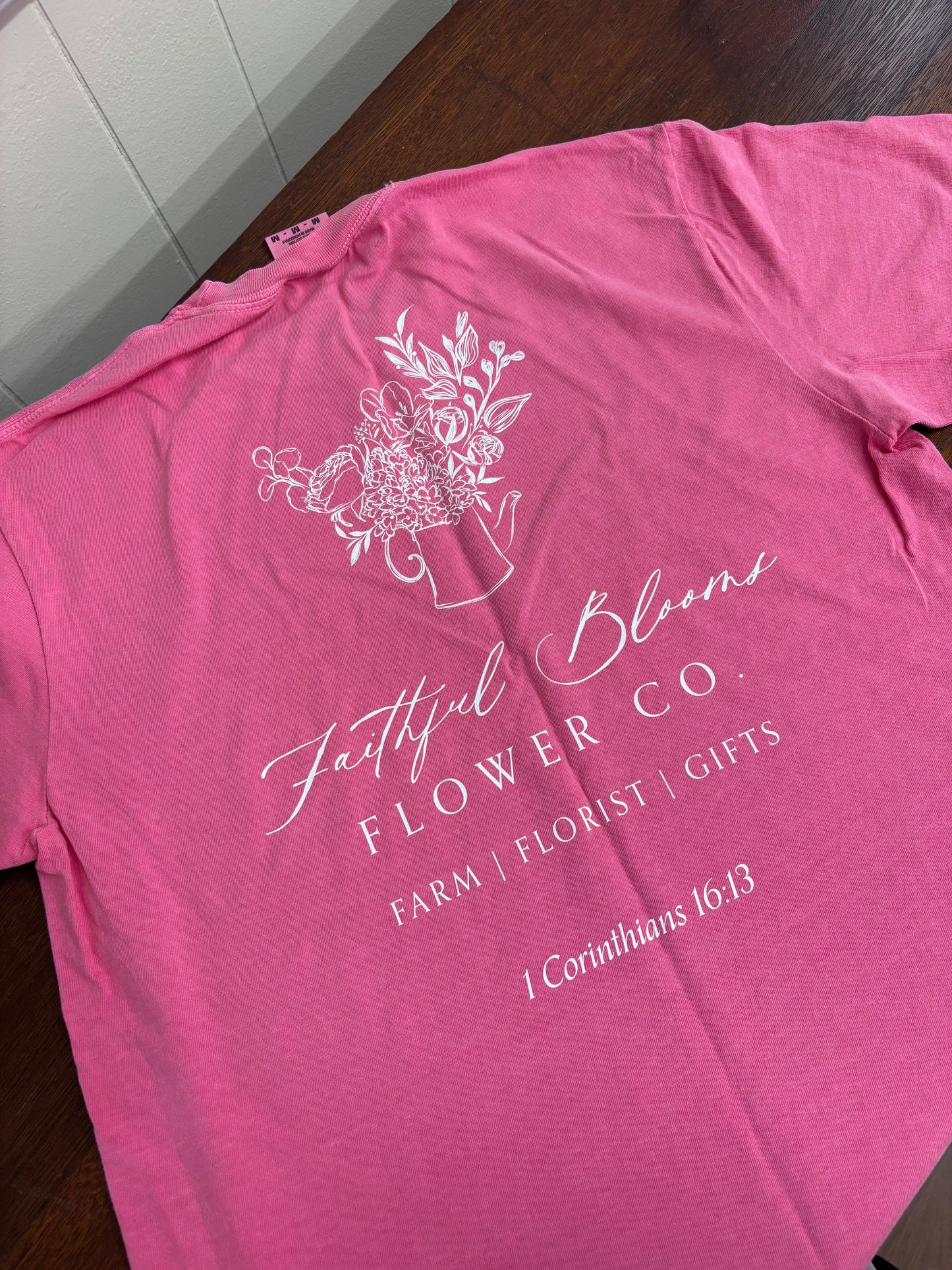 Faithful Blooms T-Shirt | Crunchberry
